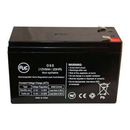 UPS Battery, UPS, 12V DC, 8 Ah, Cabling, F2 Terminal -  BATTERY CLERK, CYBERPOWER-CP1350AVRLCD BACKUP
